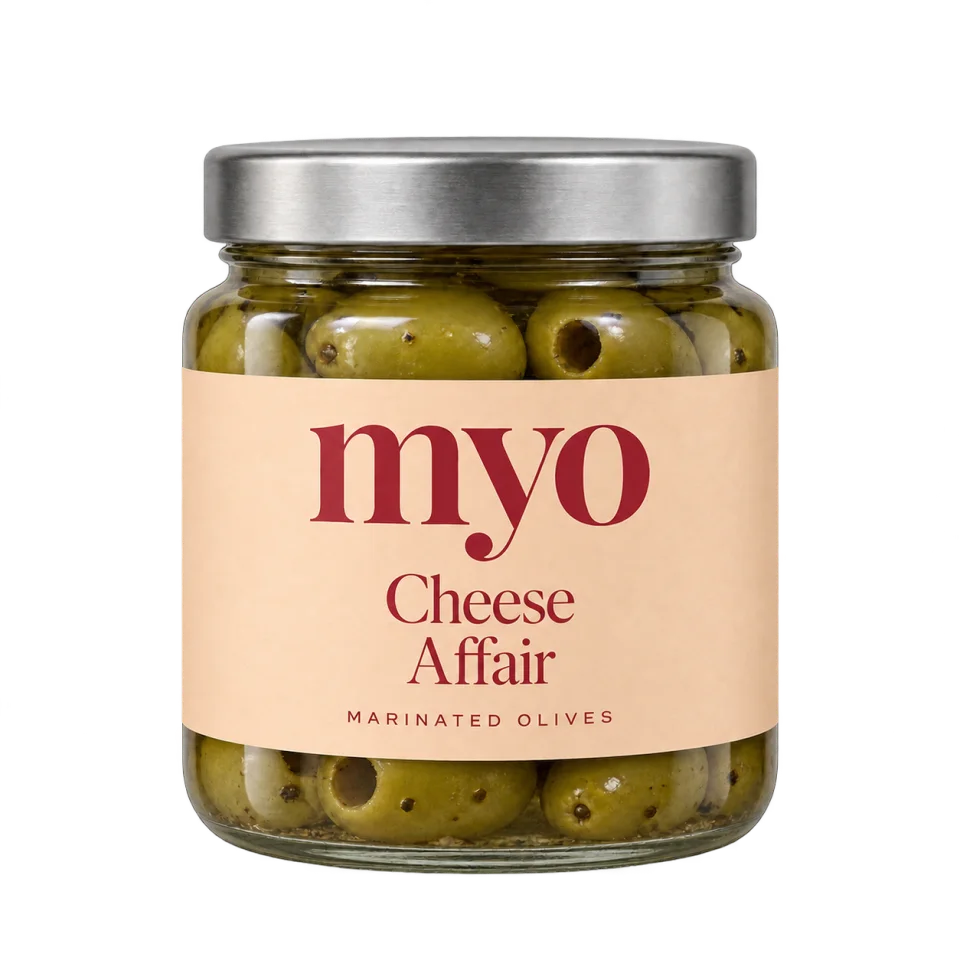 myo Cheese Affair — návrh obalu